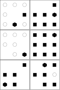 UCAT Abstract reasoning Sample set B