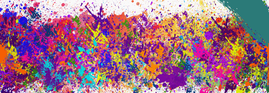 a picture of colourful paint splatter in a random pattern to show the abstract reasoning section of Ultimate-UCAT-Cheatsheet-The-Masterclass-Masterlist